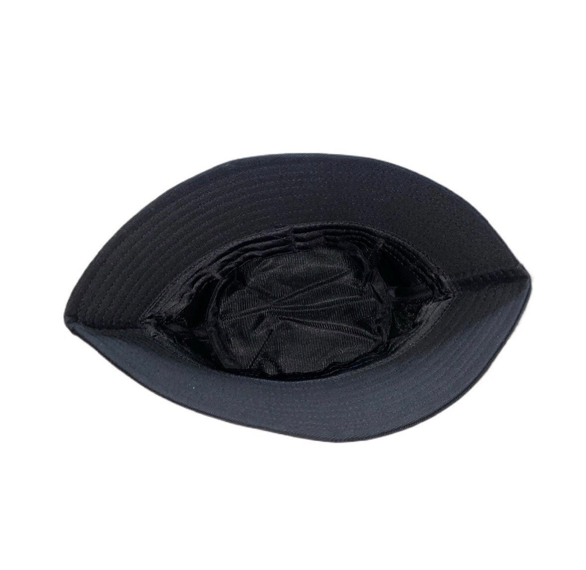 Luxe Crystal Butterfly Bling Black Bucket Hat