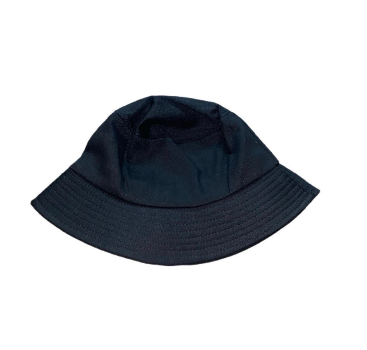 Luxe Crystal Butterfly Bling Black Bucket Hat