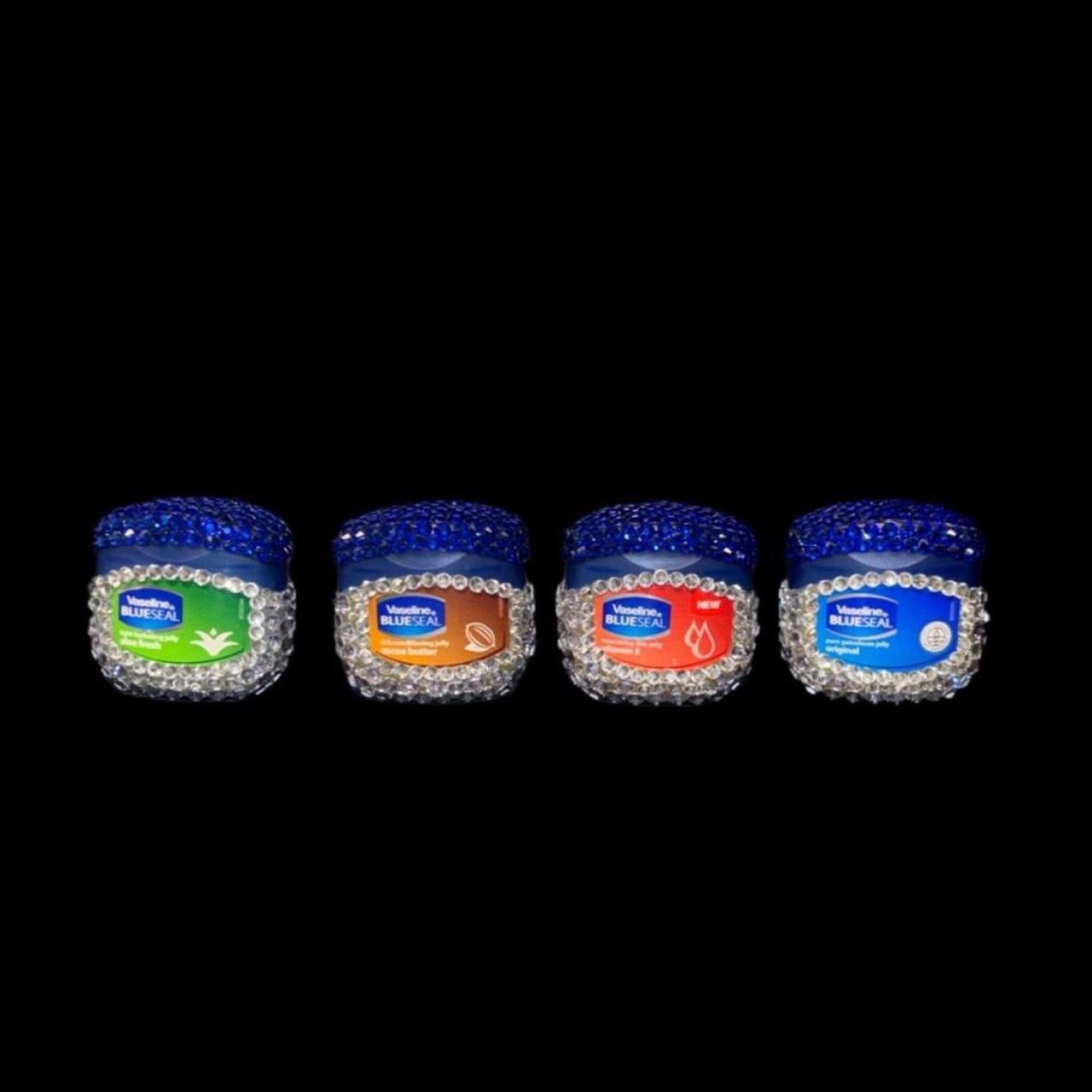 Mini Vaseline Rhinestone Set New