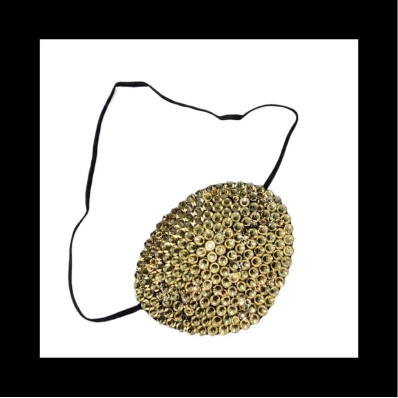 Jonquil Gold Fancy Crystal Eye Patch