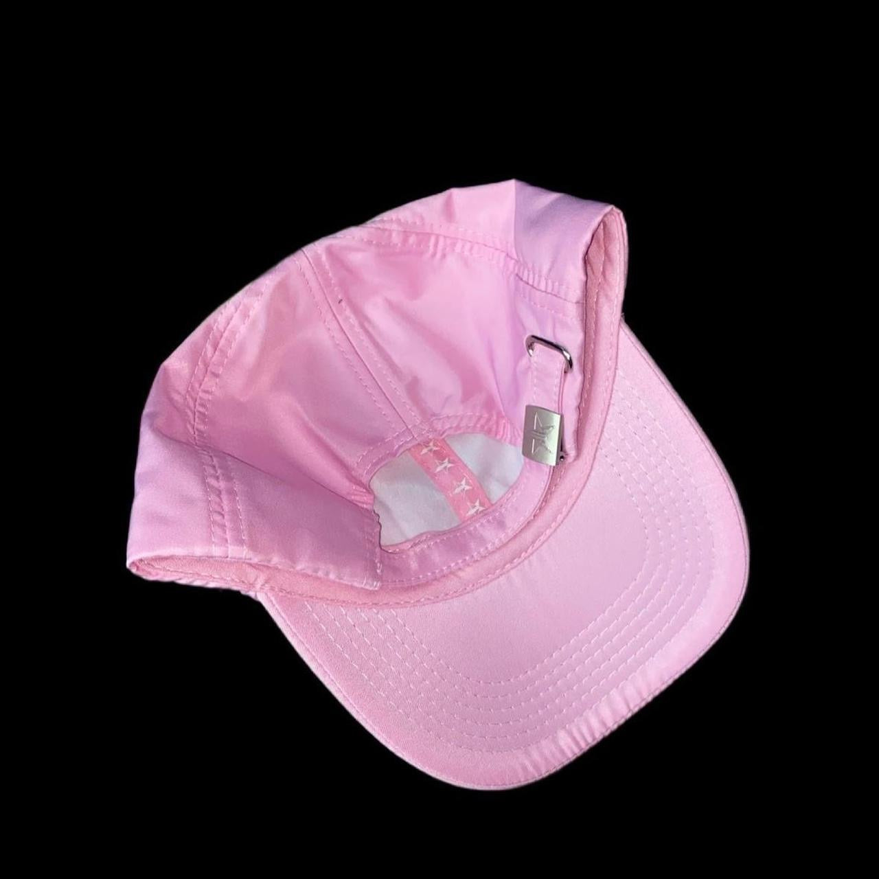 JSC Baby Pink Dad Cap With Vitrail Luxe Crystals